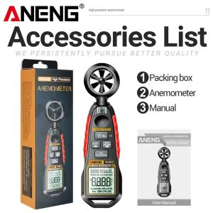ANENG | ANENG GN302 portable anemometer 9999 displays wind speed and air volume of 0.4-30m/s measured by CMM/CFM digital anemometer