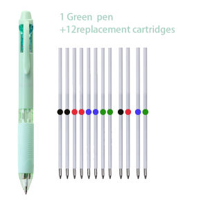 JOMPENS 4-In-1 Multifunction Ballpoint Pen Set 0.7mm Colorful Retractable Smooth Writing 4-Color Refills Ideal For Office Use