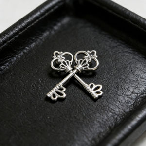 Helix Design Sense Niche Hollow Key Ear Bone Nail Titanium Steel Twist Screw Sleeping Non Removable Unique Ear Nail Accessories