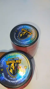 Benang Gelasan Spesial Uluran Golden Eagles Blue By Uwais Kite Bahan Super 0.22 2000 Yard Layang layang