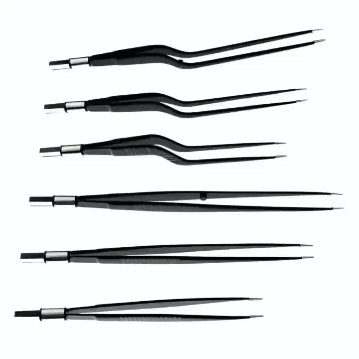 Reusable Electrode Forceps Tweezers Bipolar electrocautery forceps
