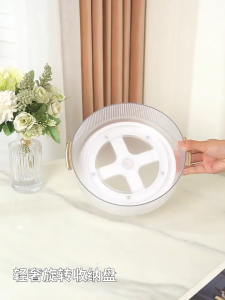 【PLAYFUL】Nordic Style 360 Degree Rotation Multi-Functional Storage Holder Desktop Cosmetic Kitchen Sundry Rack