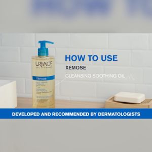Uriage Xemose Soothing Cleansing Oil 500ml Cleansing Oil For Shower and Bath for Very Dry Skin