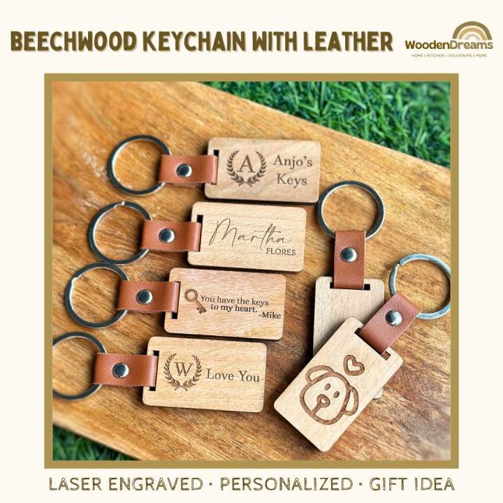 Laser Engraved Name Keychain