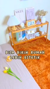 KARPET KESET BULU RASFUR [40x36cm ] - Alas Duduk Background Foto Dekorasi Kamar Tebal Cantik Empuk Nyaman