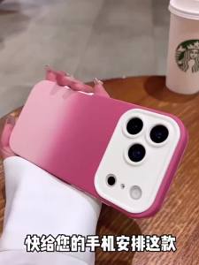 Large Window Candy Color Gradient Soft Phone Case For IPhone 17 16 15 Pro Max 17 16 Pro 17 Liquid Silicone Shockproof Back Cover