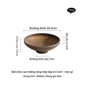 YOGEHOME | Bát Sứ Cao Sang Đế Cao Dùng Để Ăn