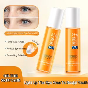【Lutein Rolling VC Eye Essence Oil】Youthful and Firm Eye Serum叶黄素滚珠VC精华液 祛眼袋眼霜Light Lines Eye Care Oil/Antiwrinkle Dark Circle Reducing Vegan Collagen Eye Nourish Liquid