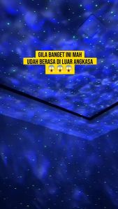 Lampu Hias Proyektor Langit Malam Berbintang  Lampu Hias/Lampu Kamar Aestetic/Lampu Viral/Lampu Tidur