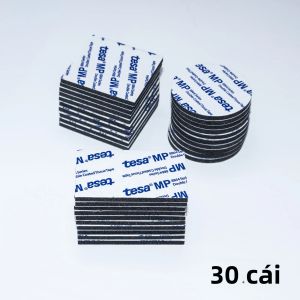 Tesa | 30 Chiếc Tesa Chịu Lực Cao Miếng Dán Hai Mặt Dày Xốp Gắn Băng Siêu Chống Thấm Nước Cho Văn Phòng Tại Nhà Sử Dụng Trên Tường