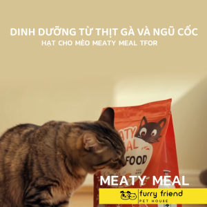 Hạt cho mèo MEATY MEAL- Thức ăn khô cho mèo trưởng thành