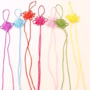 10pcs Chinese Knot Silk Tassel Multicolor Fringe Pendants Spring Festival festive Oranments for DIY Curtains Home Accessories