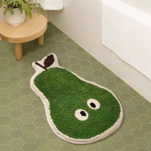 VIKAMA Faux Cashmere Soft Durable Dirty Resistant Floor Mats Bathroom Kitchen Living Room Doorway Home Decoration