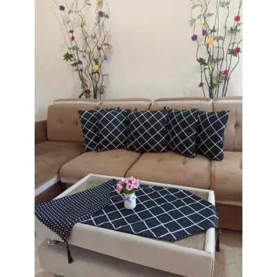 BANTAL SOFA SET 5 SARBAN 1 TAPLAK MEJA PALING MURAH MODERN UK BANTAL 40X40 DAPAT 5 PCS DAN TAPLAK