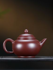 Handmade Purple Clay Teapot Original Mine Red Clay Level Pot 200ml Big Ball Hole Water Outlet Chinese Style Tea Brewing Tool