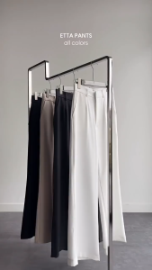 ETTA PANTS - Semi Flared Pants