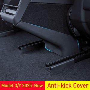 Rear Anti Kick Cover Protector Trim for Tesla Model Y Juniper Model 2025 2026 Air Condition Vent Outlet Kick Pad Mat Accessories