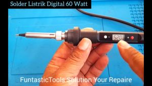 Solder Listrik Digital Cepat Panas 80 Watt Suhu Bisa Diatur -Black 908s