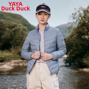 YAYA | Slim Lightweight Warm Casual Short Collared Jacket