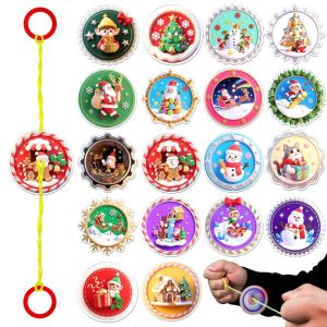 6/12/18 Pcs Acrylic Christmas String Flywheel for Christmas Party New Year Birthday Carnival Party Favor Gift Bag Pinata Filling