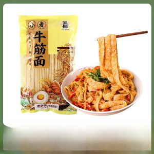 Shaanxi Cold Skin Beef Tendon Noodles Dry Fast Food Cold Tossed Noodles Special Material for Spicy Sticks No Cooking Required