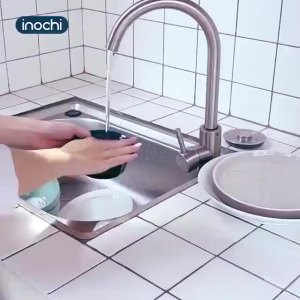 Rổ Rửa Rau Gác Chậu Co Giãn Inochi Yoko – Khay Lọc Nước Rau Củ Bồn Rửa Chén – Rổ Nhựa PP An Toàn Không BPA