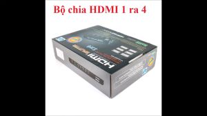 Bộ chia hdmi 1 ra 4 full hd 1080 hỗ trợ 3d cao cấp