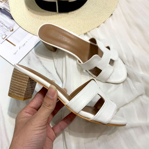 Beach Casual Thick Heel Travel Sandals 2024 Summer New Style Leisure Shanya Beach Coast Slippers Women Shoes Slip-On Sandals