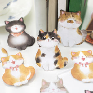 Tomato Sauce Special-Shaped Sticky Notes Cat Keeper to Report Series Cute Cat Message Record Note Note Sticker