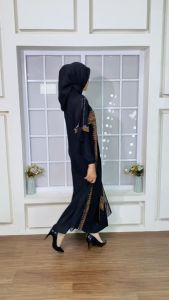 Abiyyuco TA9024 | Gamis Abaya Turkey Terbaru 2023 Turki Mewah