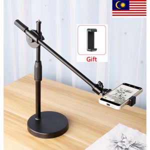 with a Mobile Phone Clip Desktop Bracket for Videos Photograph Photography Live Streaming Drawings Recording and Cooking