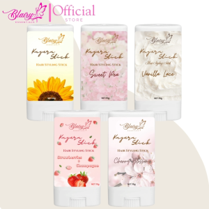 Blairy Essentials Hair Styling Stick - Fragrance Free Organic Hair Wax for Flyaway and Baby Hair Control Gel Haircare hair works pomade bretman  rock steel Scented Cherry Cherry Blossom Vanilla Lightweight Strawberry