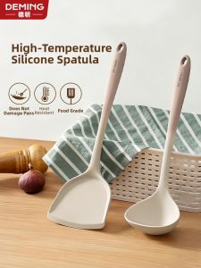 DeMing | Silicone Kitchen Utensil Set For Non-Stick Pots Heat Resistant