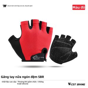West Biking | Găng Tay Đạp Xe Thoáng Khí Chống Sốc