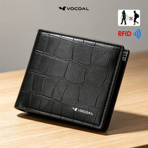 VOCOAL Mens Wallet Cash Slot Simple Short Wallet Soft PU Business Wallet Retro Wallet Multi-Card Travel Purses Coin Pouch ID Credit Cards Holders