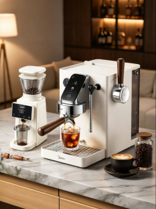Midea | Home Office Dual-Temperature Semi-Automatic Espresso American Coffee Machine