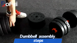 8 In 1 Dumbbell Set Adjustable 5-20KG Dumbell Set For Men/Woman Fitness Equipment Workout With Gifts