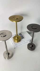 🔥[Ready Stock] Premium Luxury Nordic Aluminum LED Table Lamp Touch 3 Color Dimmable Night Light Lampu Tidur Malam 小夜灯