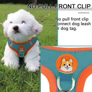 Pet Dog Harness With Leash Pet Adjustable Reflective Harness Vest Kitten Puppy Harness Vest for Pet
