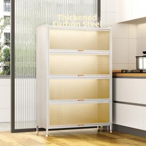 Dustproof Multi-functional Kitchen Storage Cabinet