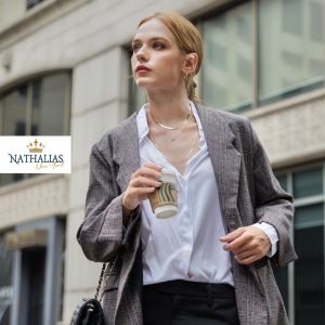 Nathalias NY สร้อยคอทองคำแท้ 14k ลายโซ่มาริเนอร์ ขนาด 1.7 มม.Mariner Link Chain Yellow Gold พรีออเดอร์ ทักแชทก่อนสั่ง 97747