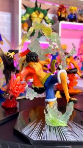 Mô hình One Piece Luffy Gear 2 haki Ace V2 Zoro và Sanji