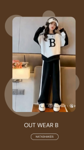 Setelan Baju Anak Perempuan New Korea Style 2025 Usia 1-12 Tahun