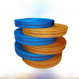 การลากจูงไนล่อนสุก สายคล้อง เชือกผูกรถบรรทุก สายเบรก การขันสายพานแบบแบนที่ทนต่อการสึกหรอสําหรับเครื่องมือบํารุงรักษารถยนต์