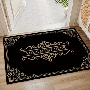 Thảm Cửa Cao Su Silicon Chống Trượt VIKAMA Thảm Mềm Nhẹ Bền Cho Phòng Ngủ Phòng Tắm Phong Cách Hiện Đại Chống Nước Chống Phai Màu