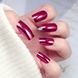 18ml Stylish Silver Mirror เล็บ Charming สีสันเล็บกาวกาวเล็บสำหรับสาวผู้หญิง Salon Nail Art ผลิตภัณฑ์