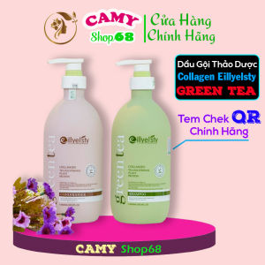 [CHÍNH HÃNG] CẶP DẦU GỘI XẢ TRÀ XANH Eillyelsty Greentea  Dầu Thảo Dược Cao Cấp Siêu Mượt Tóc _ CAMY SHOP68