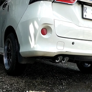 KNALPOT BESI HITAM BASS ADEM/CABANG RUNCING - Suara Nyaman & Nyaman