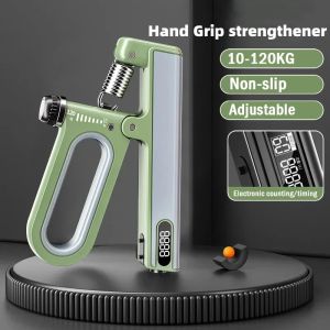 Guoftstars 10-120kg Adjustable Hand Grip Strengthener Hand Grip Trainer With Counter Wrist Forearm And Hand Exerciser For Muscle Building
