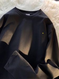 Pure Cotton Long Sleeves T-Shirt Men Spring and Autumn 2024 New Arrival Silm Underwear Blouse Boys Casual Sports Clothes